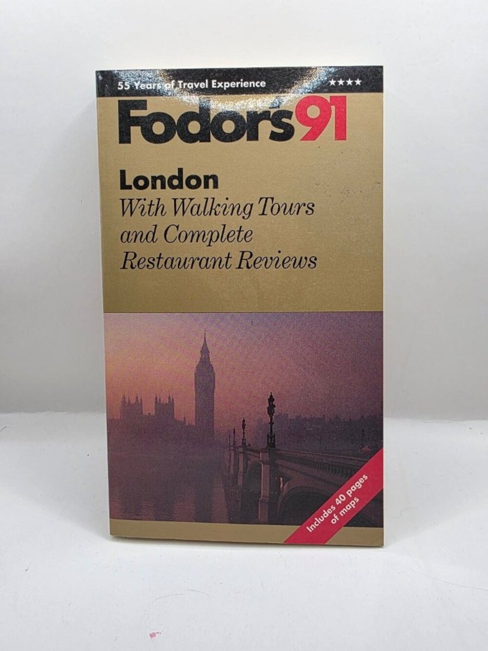 Fodor's 91 London Travel Guide Walking Tours Restaurant Reviews Maps 1991
